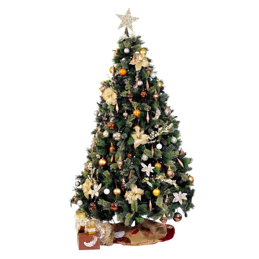 Árbol de Navidad 240cm x 152cm 1706 Ramas Bicolor C6